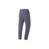 Li Ning Fitness Series Solid Color Logo Print Elastic Waist Straight Leg Sports Pants Men Pants Earth-Gray AYKT563-3