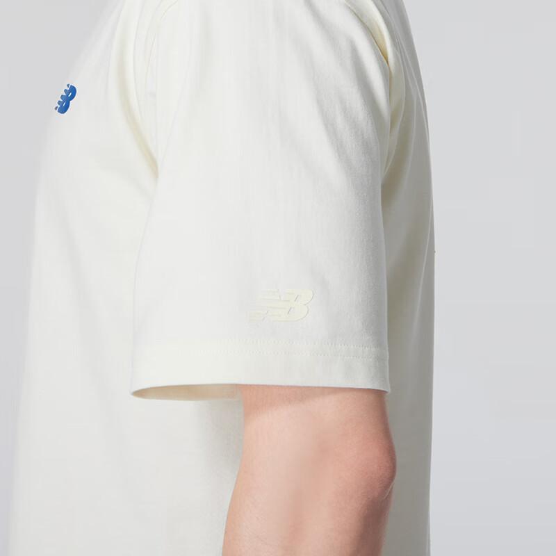 New Balance T Shirt Unisex White NEE26151-IV