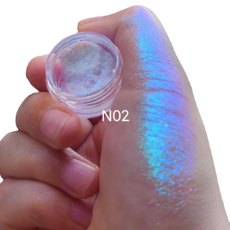 

Багатохромний хамелеон, тіні для повік, пудра, блискітки для нігтів, неонові райдужні пігменти, хромована пудра, райдужні тіні для повік, декор для нігтів