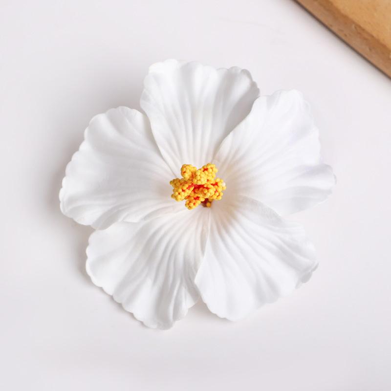 2/5pcs Hawaiian Flower Hair Clip Summer Beach Birthday Party Wedding Decoration Girls Artificial Egg Flowers Hairpin Accessories