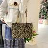 Women's Bag Retro Casual Leopard Print Shoulder Armpit Bag Large Capacity Tote Bag Trendy Women's Backpack