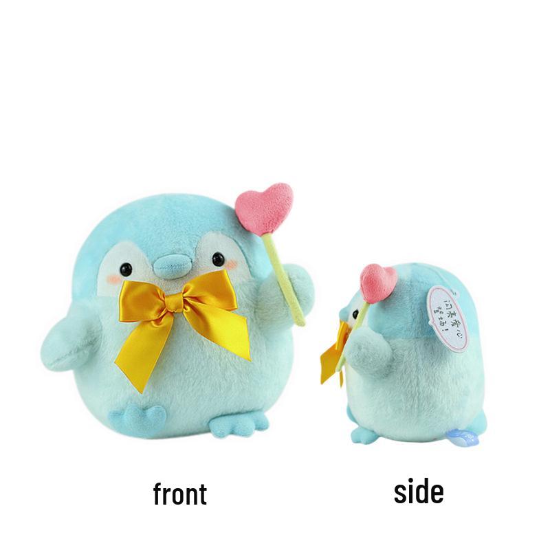 Genuine Plush Penguin Keychain - Japanese Style Cute Backpack Accessory & Positive Energy Bag Charm