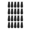 20pcs Genuine Leather Zipper Pulls Stylish Casual Microfiber Leather Zipper Tags Replacement for Backpacks Luggage
