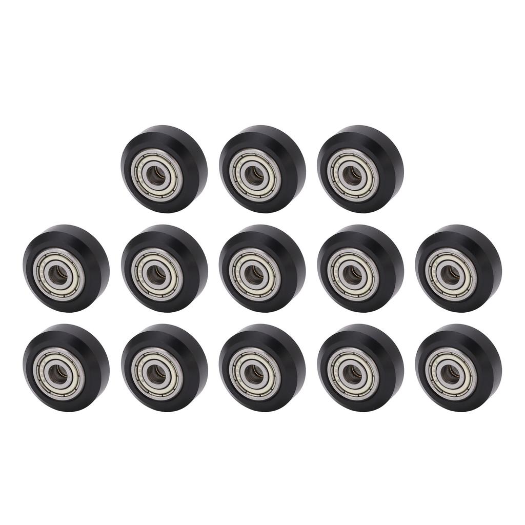 13Pcs 3D Printer Wheel Carbon Steel Bearing POM Pulley Accessory for CNC Machine