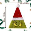 Personalized Custom Embroidered Name Green's Christmas Hat For Adults And Children Christmas Holiday Gift Decoration