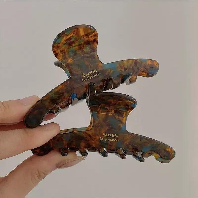 Elegant High Grade Acetate Hair Claw for Women Temperament Hair Decorate Lady Vintage Hair Clip Fashion Hair Accessories