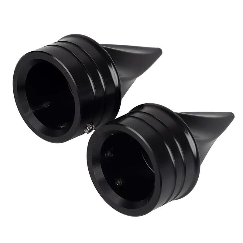 NEW-Black Front Axle Cap Nut Cover For Street Glide Road King Low Rider