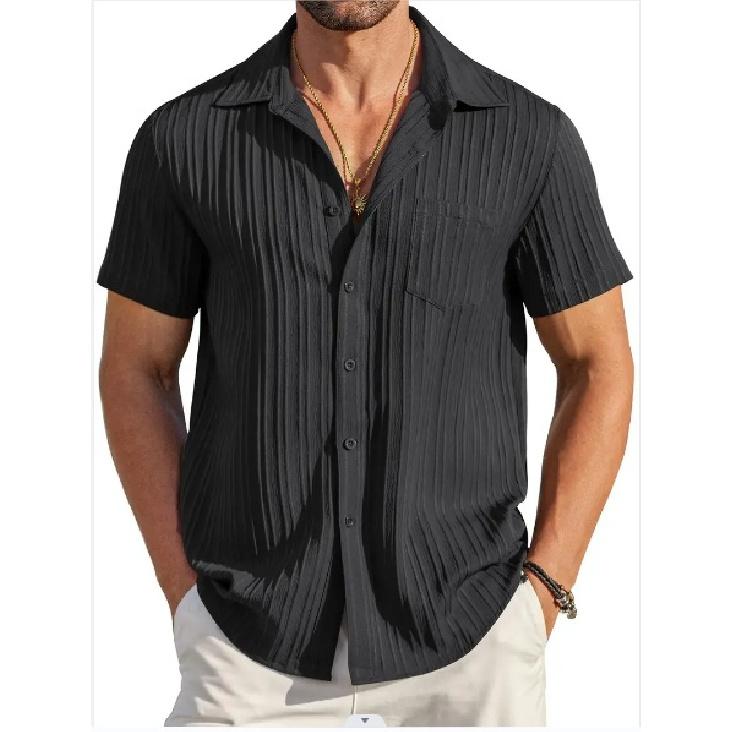 Summer New Quick Drying Lapel Polo Shirt With Button Pocket For Men'S Sports Polo Shirt Fitness And Casual Slim Fit Daily Work Shirt