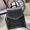 Zaino Casual da Donna in Vera Pelle Stile Coreano 2025 - Grande Capacità, Pelle di Vitello Morbida, Borsa Trendy da Pendolare