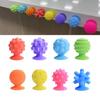 8pcs Textured Sensory Suction Cup Toy For Kids Quiet Tactilely Toy For Stress Relief And Autism Support for Classroom Use