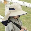 Shawl Baby Fisherman Hat Sun Protection Children Beach Cap Breathable Kids Sunscreen Hat  Girls