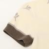 Hermes 24 Stainless Steel Cashmere Blend Stirrup Embroidered Short Sleeve Knit Tops 36 IvoryUsed