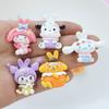 10 Pcs New Mini Kawaii Cartoon Animal Puppy Rabbit Series Resin Scrapbook Diy Miniature Ornament Accessories A34