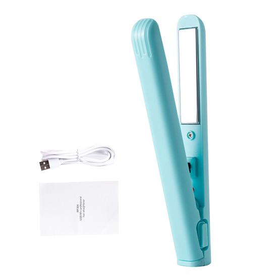 Портативний USB-випрямляч для волосся Швидкий нагрів Електрична плойка Пряме кучеряве волосся Чубчик Міні-паличка для завивки Дорожній жіночий інструмент для укладання волосся