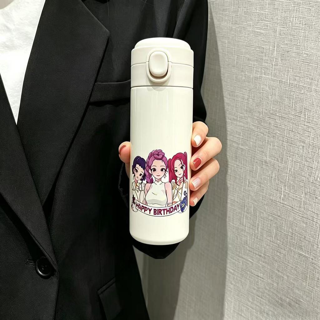 Simple Stainless Steel Thermos Cup, Small and High-value Lightweight Pocket Cup, Outdoor Portable Pea Cup