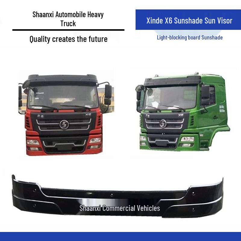 

Sun Visor Shade & Bracket for Shacman X6 Original Sunshade without Logo with Notch