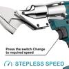 3MM Electric Scissors Metal Cutting Tools Cordless Iron Sheet Shears Carbon Steel Cutter Power Tools For Makita 18V Battery