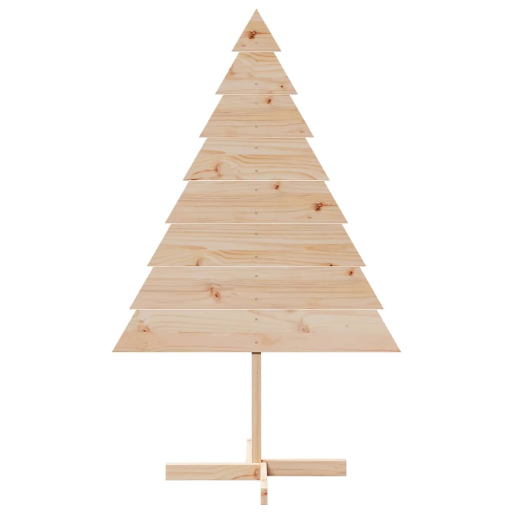 Vidaxl Drewniana Choinka Do Udekorowania, 150 Cm, Lite Drewno Sosnowe