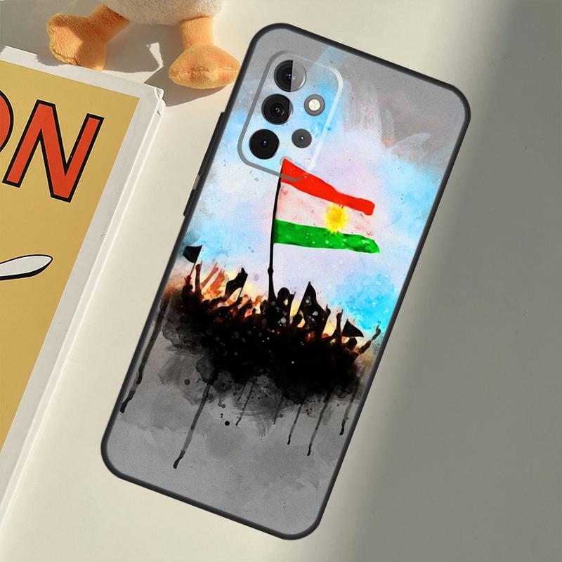 Kurdistan Flag For Samsung Galaxy A26 A16 A06 A56 A36 A05 A22 A32 A52 A54 A34 A14 A55 A15 A53 A33 A35 Case