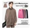 Unisex 400g Vintage Washed Zipper Hoodie - Retro Oversized Sweatshirt Jacket