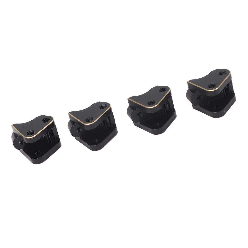 4pcs RC Crawler Link Mount Black Coating Increase Front Rear Axle Weights Brass Axle Link Rod Mount 