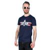 Top Gun Mens Viper Back Print T-Shirt
