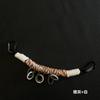 Outdoor Tactical DIY Modification Hand-woven Paracord Backpack Hanging Rope Multifunction Bag Strap Lanyard Accessories