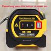 3-in-1 Digital Laser Tape Measure: High-Precision Rangefinder & Steel Tape with Cross Line Feature