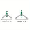 1Pc Anti-Tangle Figure-8 Snap Swivels with Spring, Anti-Tangle Bead Split Ring Connectors