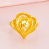 Women's Love European and American Fashion Open Ring Peach Heart Female Ring