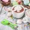 8/16PCS Easter Rabbit Shaped Cutlery Set, Felt Table Decoration, Easter Knife and Fork Bag, Cutlery Bag, Knife and Fork Storage