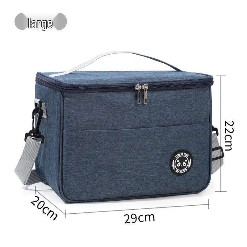 Izolovaná taška na oběd Bento s velkou kapacitou - Vodotěsná, silná, podšívka z hliníkové fólie pro pikniky