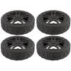 Hot 4pcs/Set Silicone Luggage Wheel Protectors Silent Shock-Proof Cover Sleeves For Smooth Rolling Suitcases Carrier Wheel Cover
