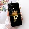For Tecno Camon 50 4G Case CN5 Luxury Crown Letters Cover Soft TPU Phone Case For Tecno Camon 50 Pro 4G CN5c Camon50 Fundas Bags