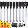 Magnetic Dry Erase Markers with Eraser Cap White Board Marker for Office Whiteboards Drawing Pen Dry Erase with Built-in Eraser