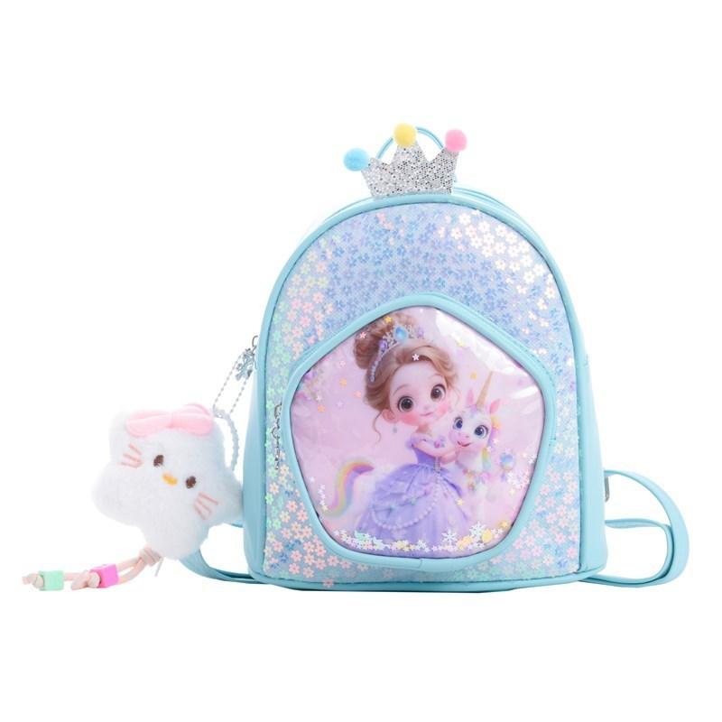 Children Cartoon Backpack With Lightweight Pu Material For Kindergarten Kids