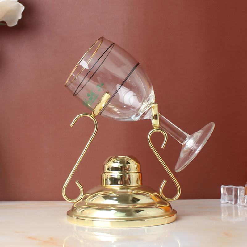 

High Quality Ireland Tempered Glass Coffee Cup Goblet Outdoor Alcohol Lamp Burner Grill Heating Stand
