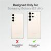 (Comes with wrist strap)IBMRS for Samsung Galaxy S23 Ultra Case, [Military Design]  Camouflage Hard Back Soft edgesTransparent Airbags Phone Case