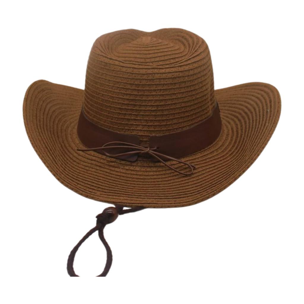 Prairie Vacation Travel High-End Sense Woven Straw Hat Retro Ethnic Style Hand-Embroidered Sunscreen Windproof Straw Hat