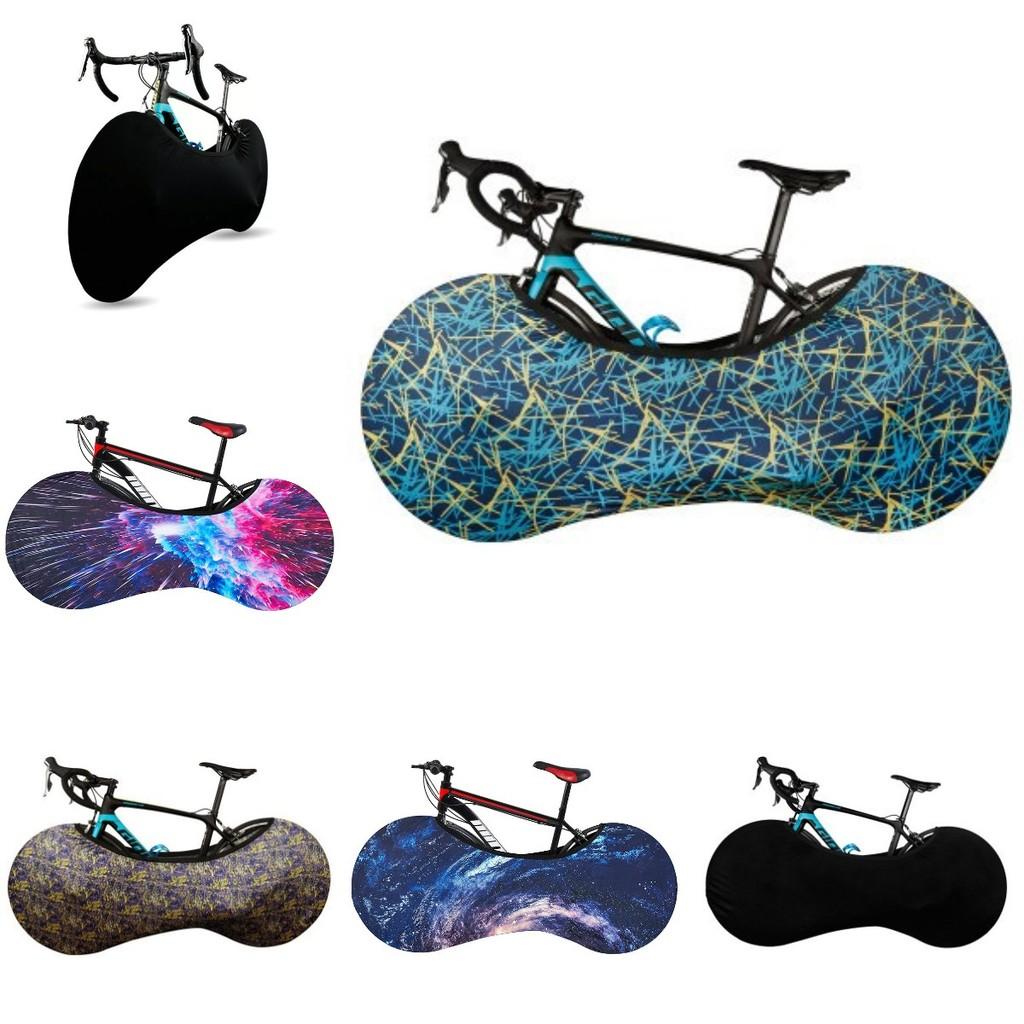 Bike Elastic Anti Dust Cover Indoor Bicycle Storage Bag Garage Wheel Chain Cover