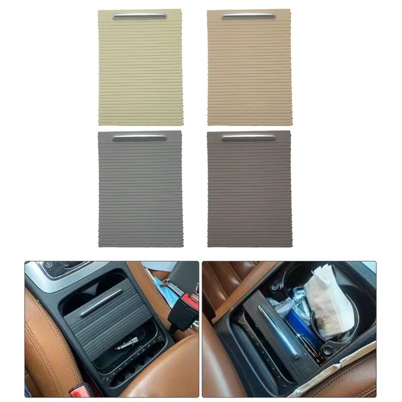 Kryt rolety středové konzoly loketní opěrky do auta posuvný závěrka držák na vodu panelový kryt kompatibilní pro B6 B7L 3CD857503