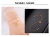 Cazador Stainless Steel Spiral Swirl Maze Charm Bracelet Double Layer Beads Chain Bracelets for Women Jewelry Gift 2026 New