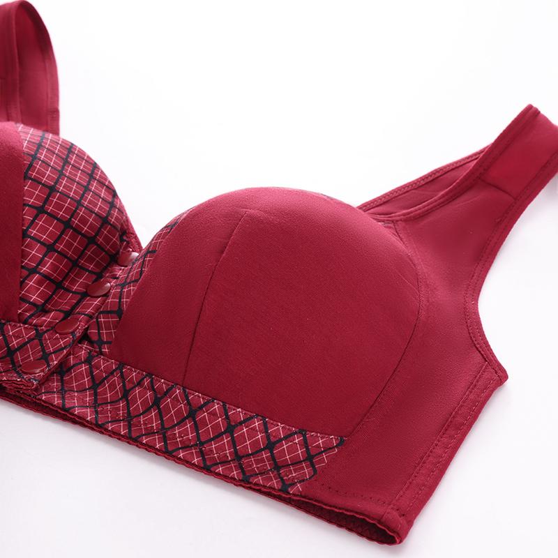 CINOON Women's Sexy Camisole Bra Front Closure Wire-Free Push Up Bra Beautiful Back Comfortable Breathable Bra