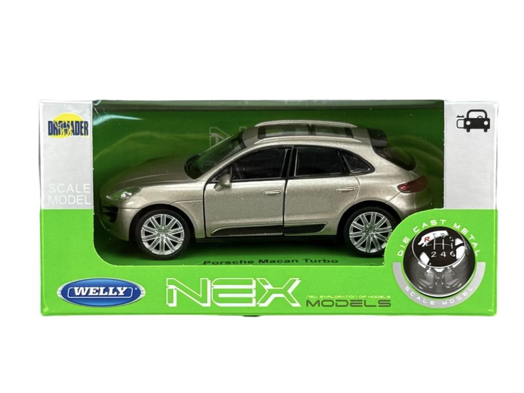 WELLY PORSCHE MACAN TURBO GOLD 1:34 43673