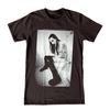 Marilyn Unisexson Unisex Cotton TShirt Dark Brown Gothic Grunge Style