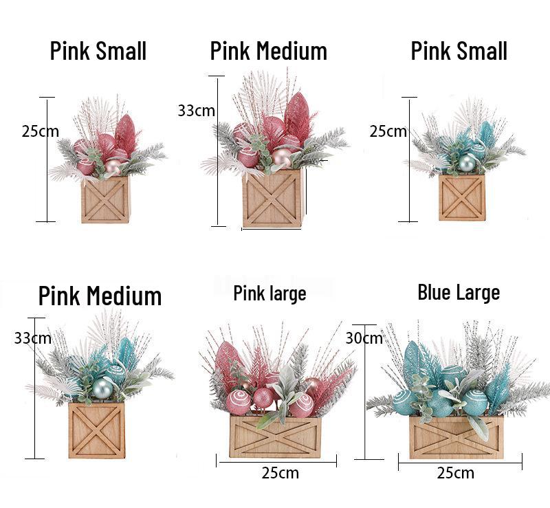 Luminous Mini Christmas Tree Set - Desktop Decoration and Gift