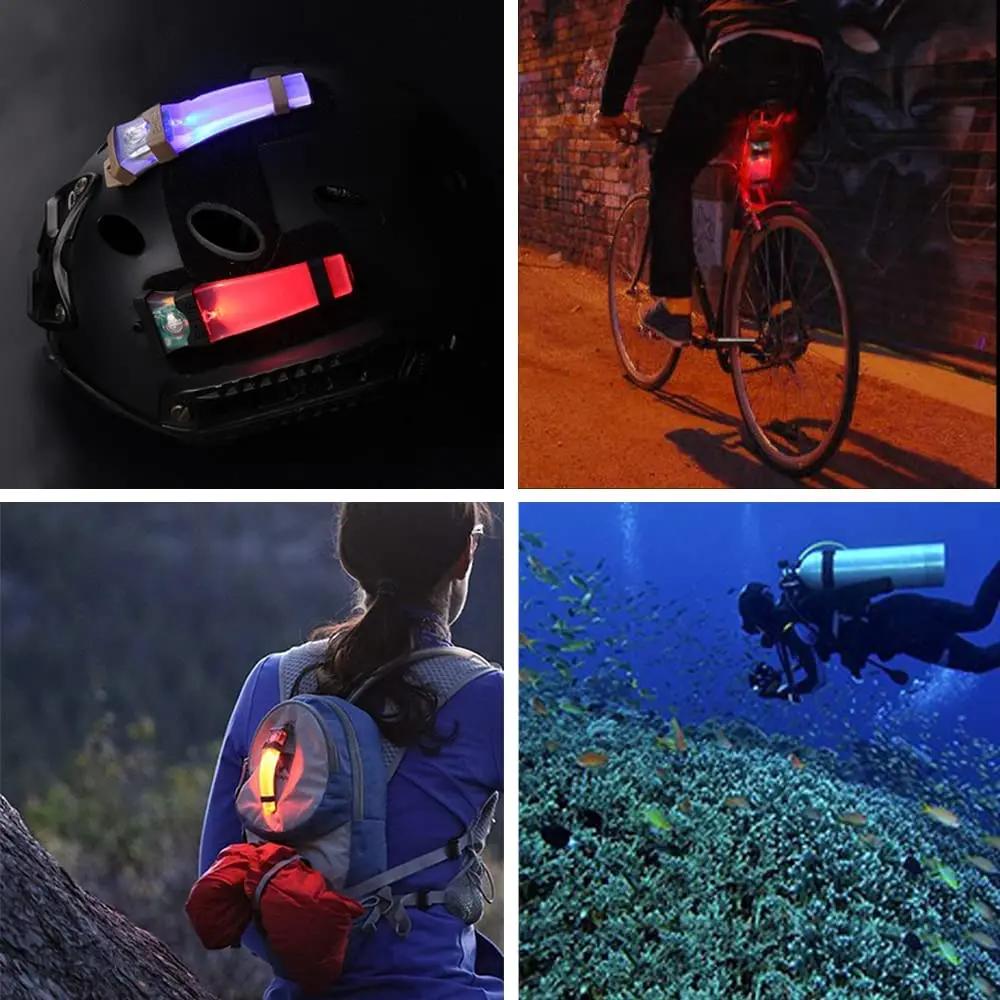 Tactical FMA Helmet  Flashing Light Survival Signal Light Waterproof Lamp Outdoor Equipment for Hunting Hiking Cycling