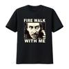 Fire Walk With Me Movie Black T Shirt Cotton YI638 Vintage Washed For Everyday Wear Casual Vers