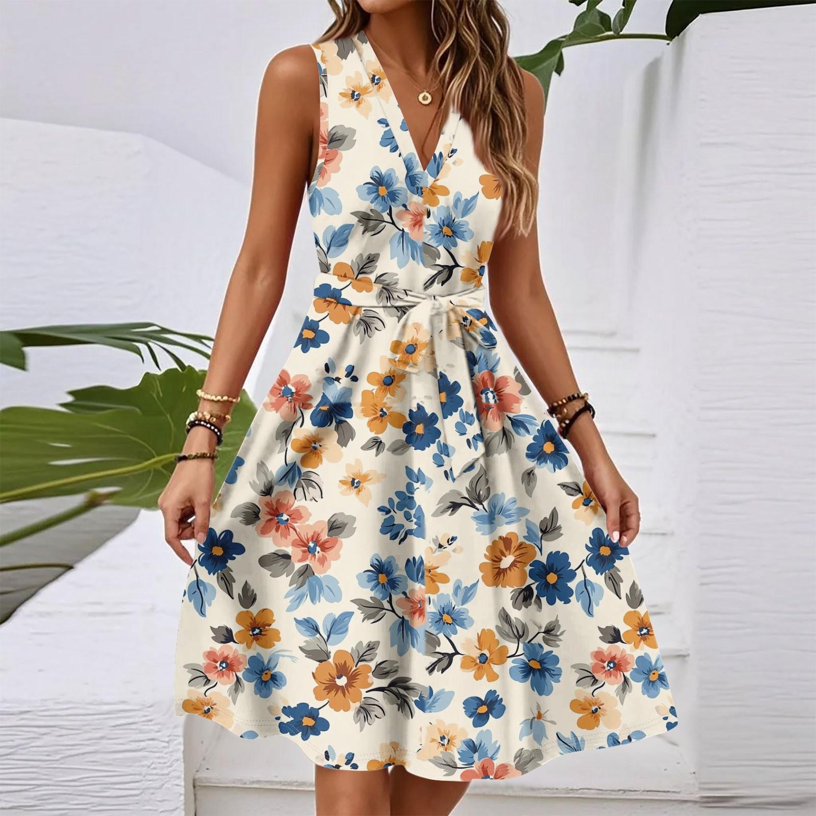 

Платья для женщин, летние, повседневные, на пуговицах, с V-образным вырезом, с коротким рукавом, для работы, платья L