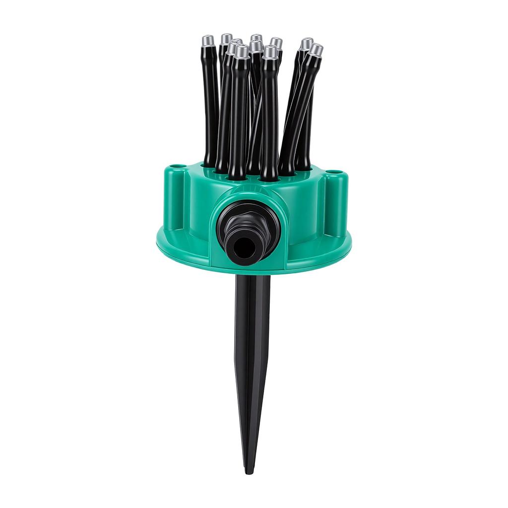 Garden Irrigation Sprinkler 12 Flexible Noodle-Shaped Nozzles   Spray for Farmland Vegetable Fields Lawn Irrigation 80 PSI